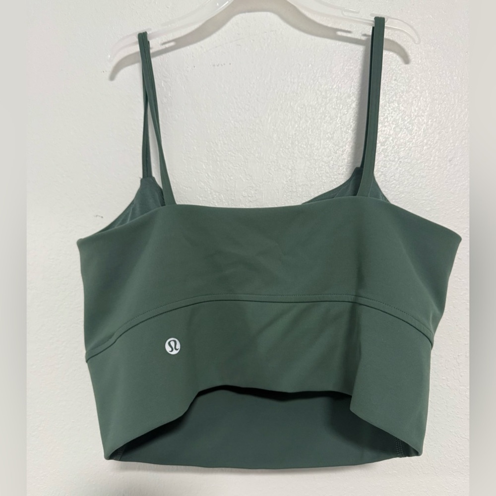 Lululemon Wunder Train Strappy Tank Top Dark Forest Green Size 8 - Picture 5 of 7